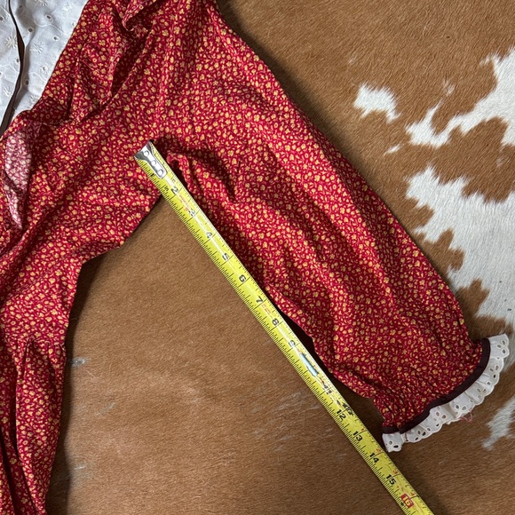 Vintage 70s Cottage Core Dress - Picture 4 of 6